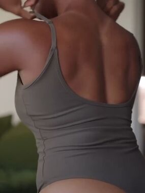 P'tula Brown Tank Bodysuit